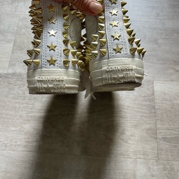 Converse Studded Leather High Top size 5 - Picture 13 of 13